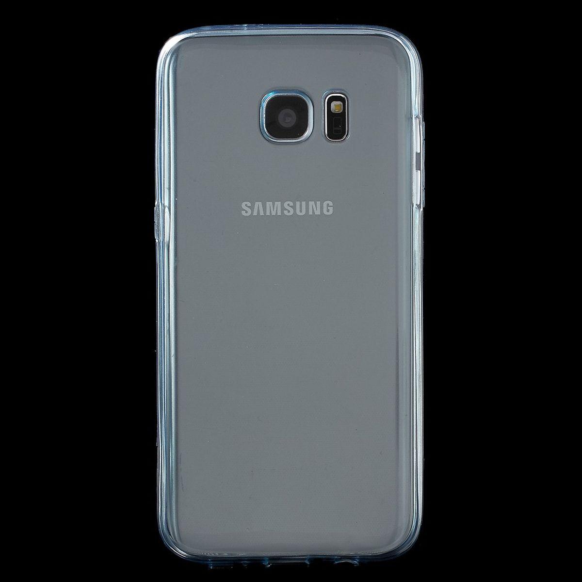 Thumbnail - König Design Handyhülle für Samsung Galaxy S7 Schutzcase Backcover Bumper Etuis Rahmen Blau (Samsung Galaxy S7), Smartph...