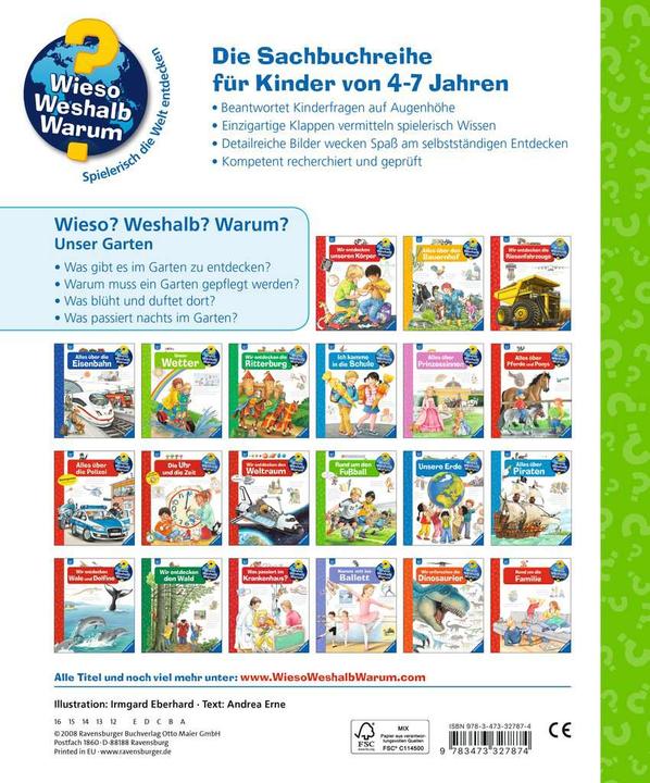 Produktbild Ravensburger Unser Garten (Deutsch, Andrea Erne)