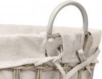 Produktbild Kipit ovaler Korb mit grauen Griffen (49 cm)