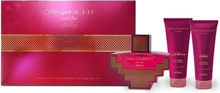 Afnan Ornament Lila - Eau de Parfum 100 ml + Duschgel 100 ml + Körperlotion 100 ml (Eau de Parfum, 100 ml)