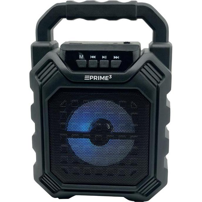Prime3 BLOV APS09 (3 h, Batteriebetrieb), Bluetooth Lautsprecher, Schwarz