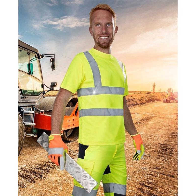 Thumbnail - Ardon, Herren, Sportshirt, T-SHIRT HI-VIZ REF101 YELLOW M (M), Gelb, M