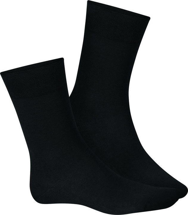 Actual product image Hudson Relax Exquisit (3-pack) men's socks, colour 005 black, size 43-44 (Single pack, 43 - 44)