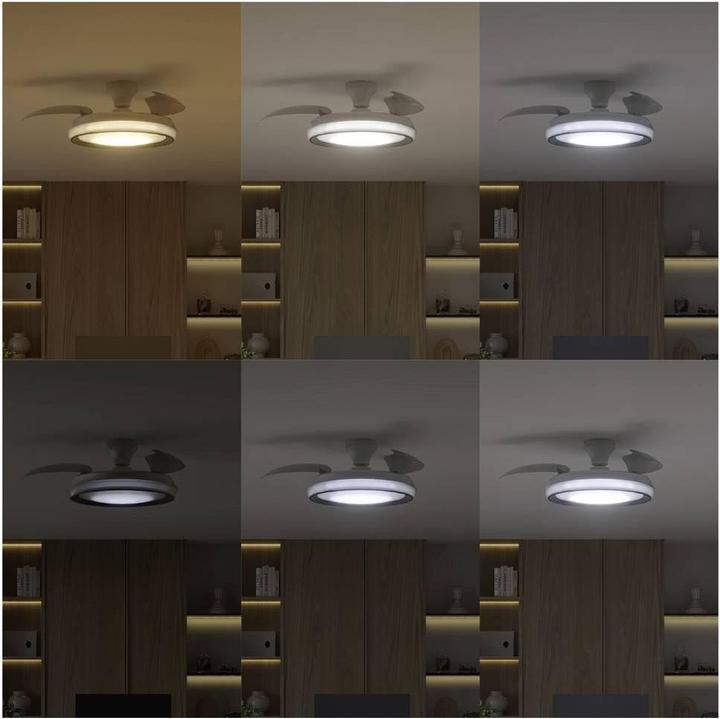 Actual product image Philips Bliss LED Deckenleuchte mit Ventilator