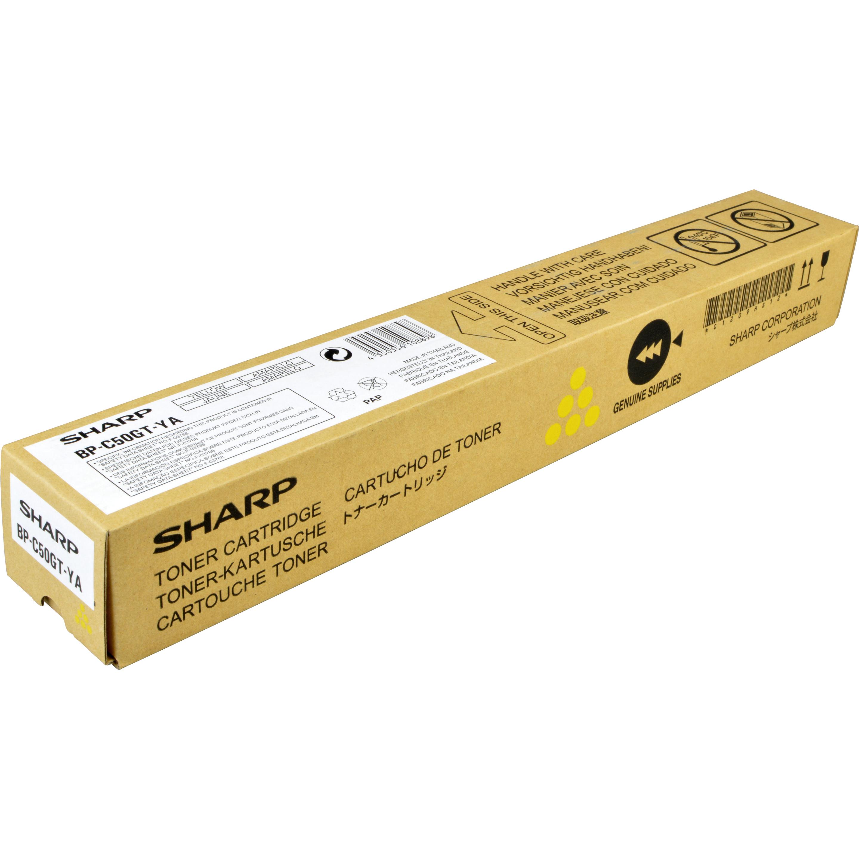 Sharp, Toner, Toner BPC50GTYA- Yellow BP-C533WR/BP-C533WD/BP-C542WD 8K (Y)