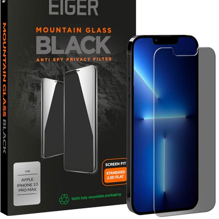 Produktbild Eiger Mountain Glass Black (1 Stück, Apple iPhone 13 Pro Max, Apple iPhone 14 Plus)