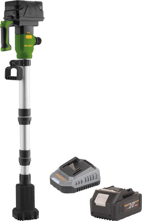 Actual product image Procraft CPN20bb Akku Tauchpumpe 20 V 2725 l/h + 1x Akku 4,0 Ah + Ladegerät (Clear water pump)