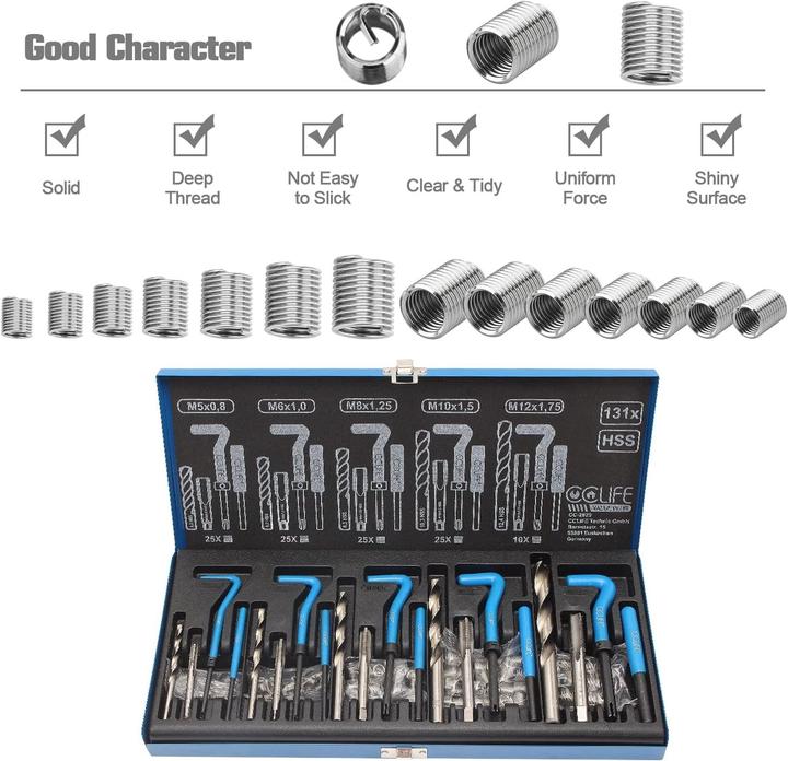 Actual product image CCLife Thread repair kit