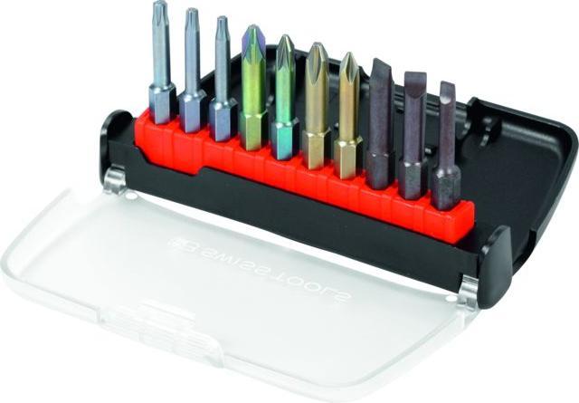 Actual product image PB Swiss Tools PrecisionBits range 10 pieces (1/4 inch)