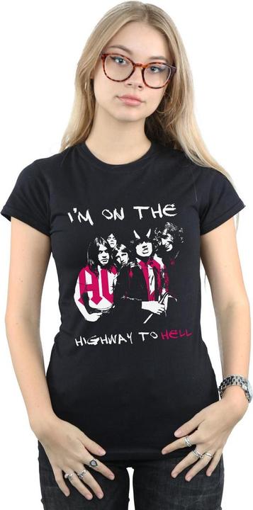 Image du produit AC/DC T-shirt en coton Femme/Ladies I'm On The Highway To Hell (XXL)