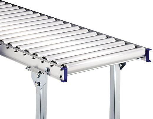 Actual product image Gura Lightweight roller conveyor, aluminum frame with aluminum rollers