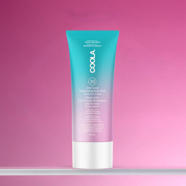 Actual product image Coola Suncare Dew Good Illuminating Body Melt SPF 40 (Sun lotion, SPF 40, 100 ml)
