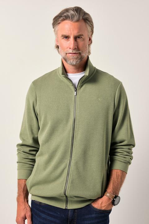 Produktbild Boston Park Sweatjacke, Rippsweat, Stehkragen, bis 84/86 (58)