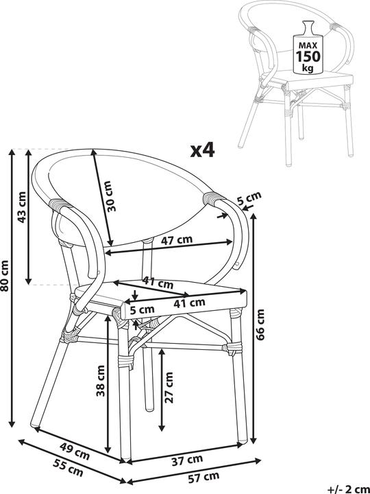 Actual product image Beliani Rifreddo
