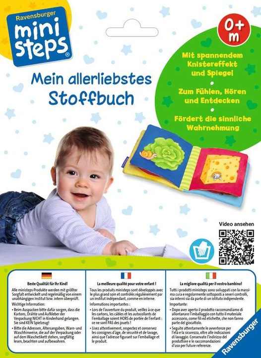 Immagine prodotto Ravensburger Il mio libro di stoffa preferito (Tedesco, Francese, Italiano)