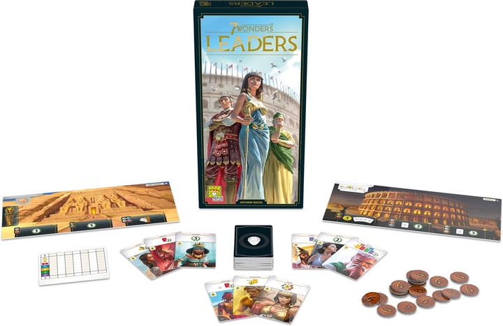 Actual product image Repos Production 7 Wonders Leaders (extension 1) (f) (French)