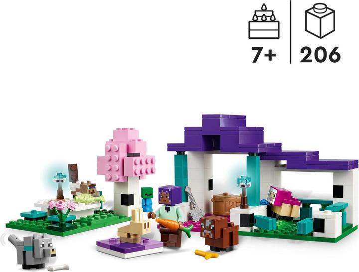 Actual product image LEGO 21253 The Animal Shelter (21253, LEGO Minecraft)