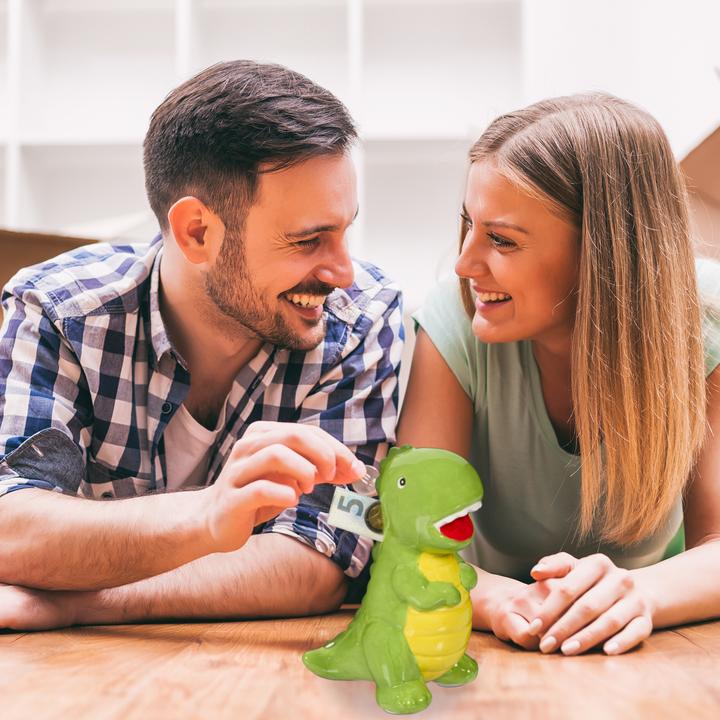 Actual product image Relaxdays Dino bank
