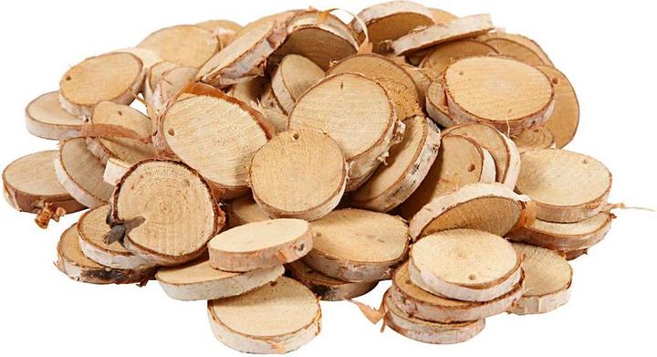 Creativ Company Dischi di legno con foro