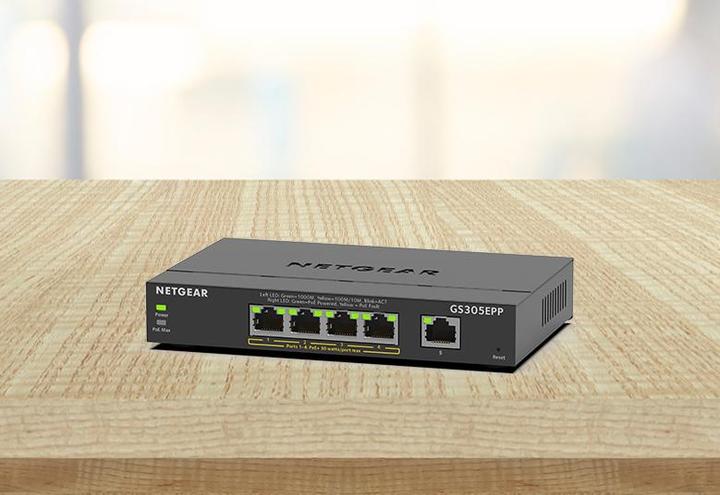 Productafbeelding Netgear GS305EPP-100PES (5 Havens)