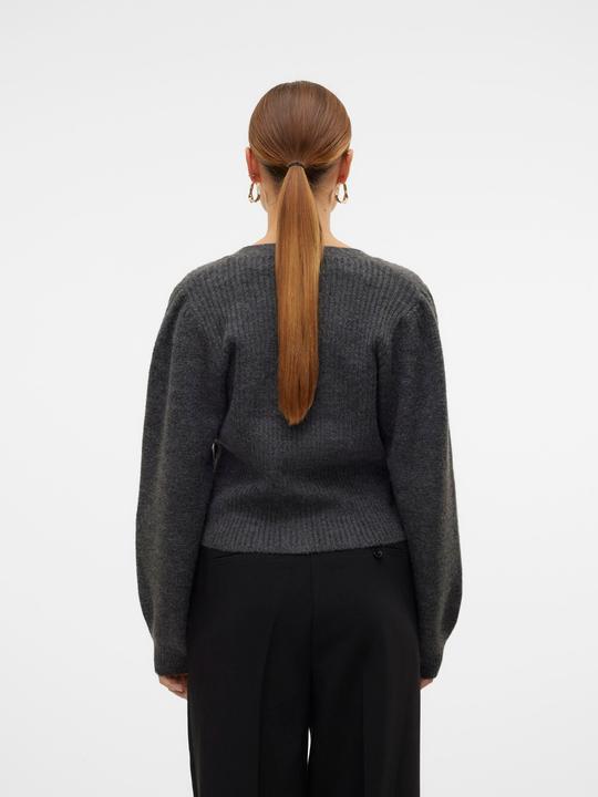 Immagine prodotto Vero Moda Vestibilità regolare Scollo a V Polsini a coste Maniche a palloncino Cardigan Cardigan (L)