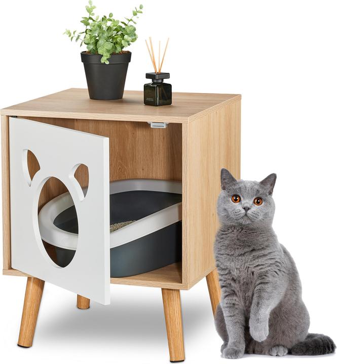 Relaxdays Katzenschrank (Katze)