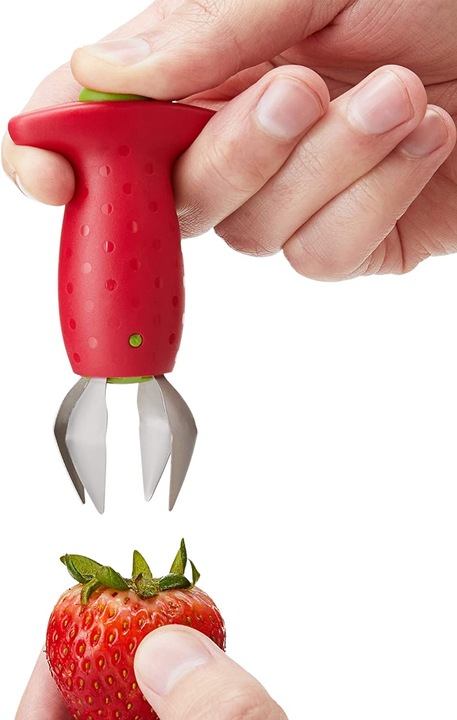 Produktbild Chef'n Erdbeerstrunkentferner StemGem 4,5cm rot