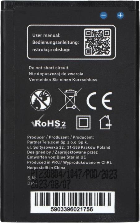 Immagine prodotto Partner Telecom Battery Blue Star BLUE STAR battery for NOKIA 3310 (2017) / 230 / 225 1200 mAh