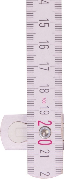 Actual product image Stabila Link scaleType1707mwhitemetricscale (mm, cm)