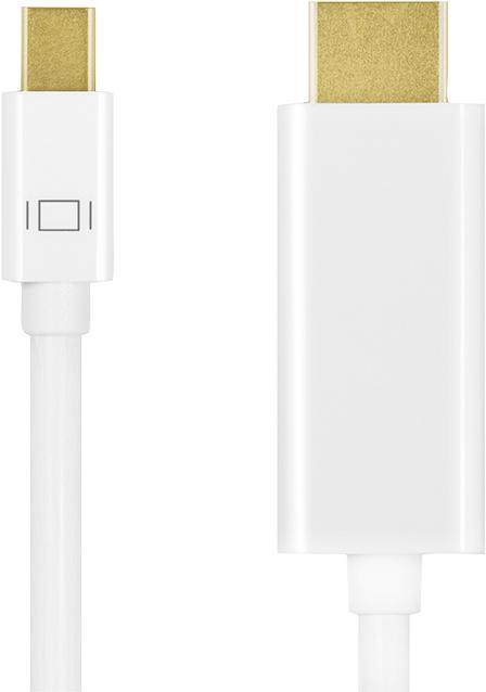 Image du produit LogiLink Mini DisplayPort — HDMI (Typ A) (2 m, DisplayPort, 1.4)