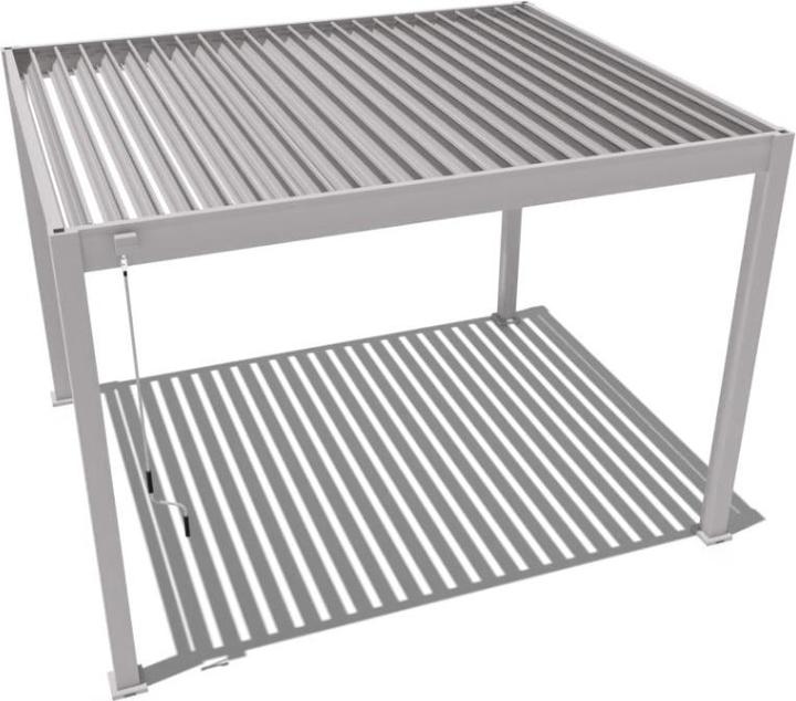 Produktbild Weide Pergola Classic 3x3.6m mit Lamellendach Sand (300 cm, 360 cm)