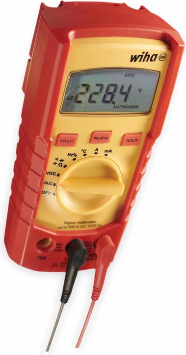 Produktbild Wiha Digitales Multimeter (CAT III 600V, CAT IV 300V)