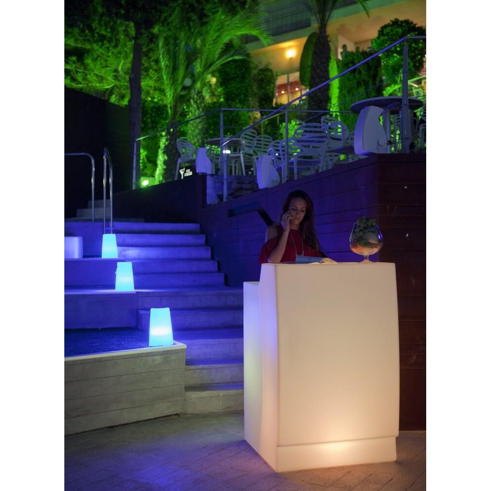 Thumbnail - Newgarden, Gartenbeleuchtung, SICILIA 75 LED Solar beleuchtete Bar, Theke 75cm + Akku, RGB, Controller Innen & Aussen IP...