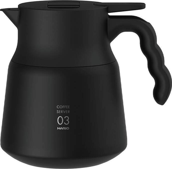 Image du produit Hario Serveur isolé en acier inoxydable V60-03 PLUS Noir - 800 ml (0.80 l)