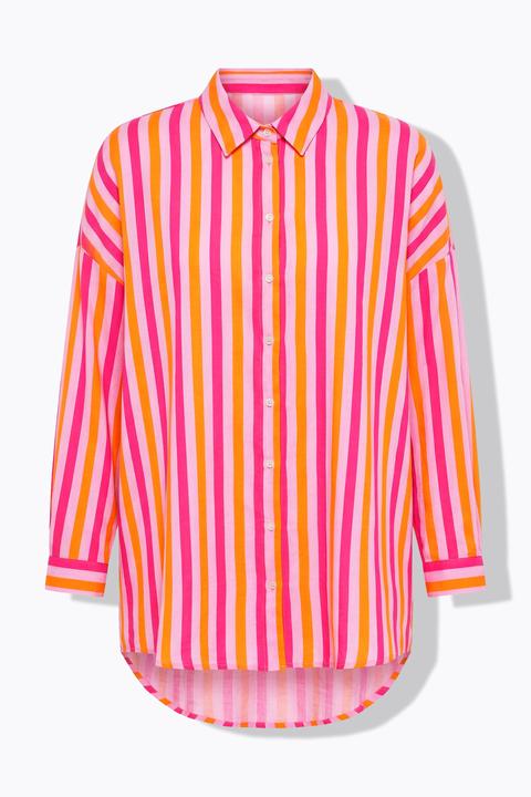 Immagine prodotto Studio Untold Musselin Bluse, oversized, Neon Stripes, Langarm (42, 44)