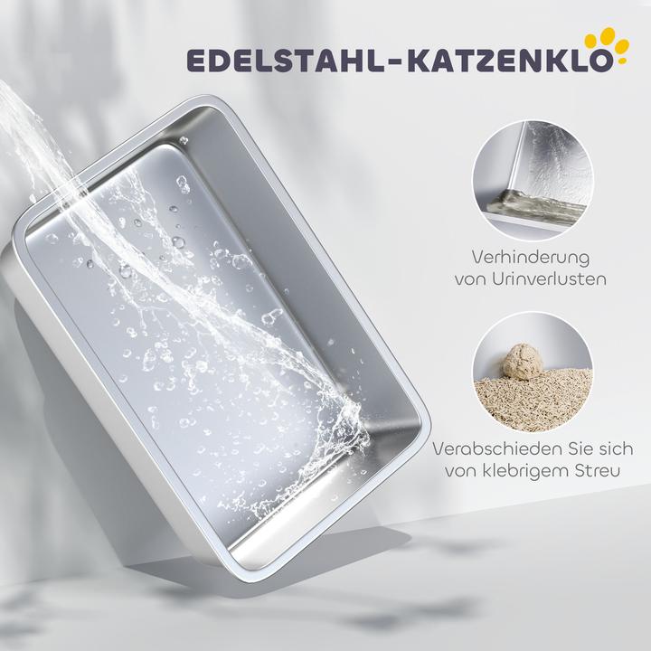Image du produit PawHut Katzentoilette (Bac à litière fermé)