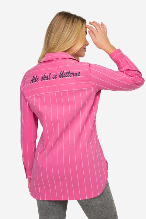 Immagine prodotto Laurasøn Streifenbluse, Hemdkragen (XL)