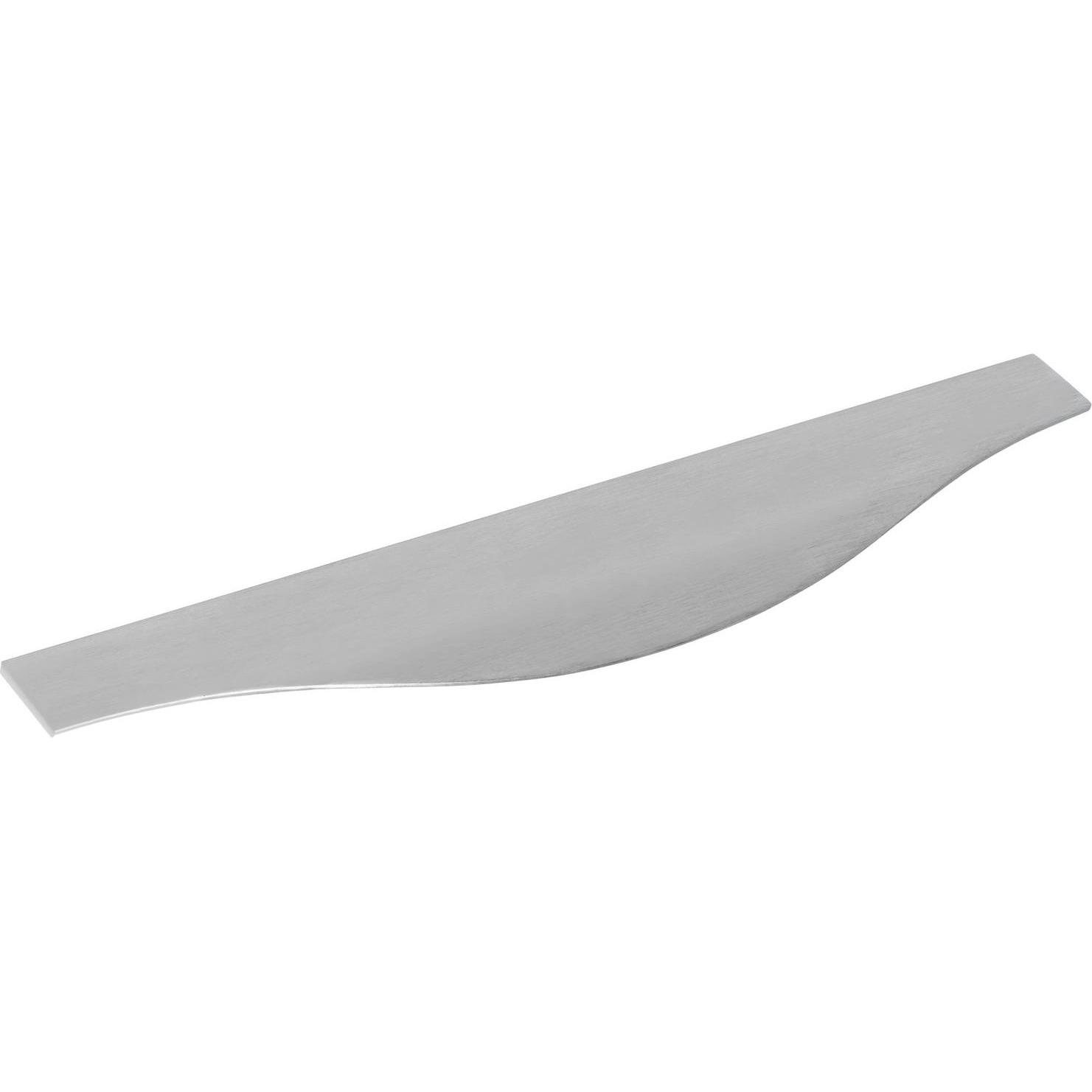 Furnipart, Möbelgriff, Griffleiste MALIBU CURVE Länge 495 mm, Aluminium Edelstahl Effekt