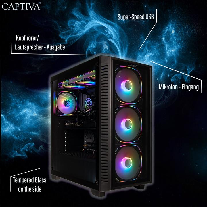 Produktbild Captiva Highend Gaming I77-689 Core i7 RTX 4070 (Intel Core i7-14700KF, 32 GB, 2000 GB, GeForce RTX 4070)