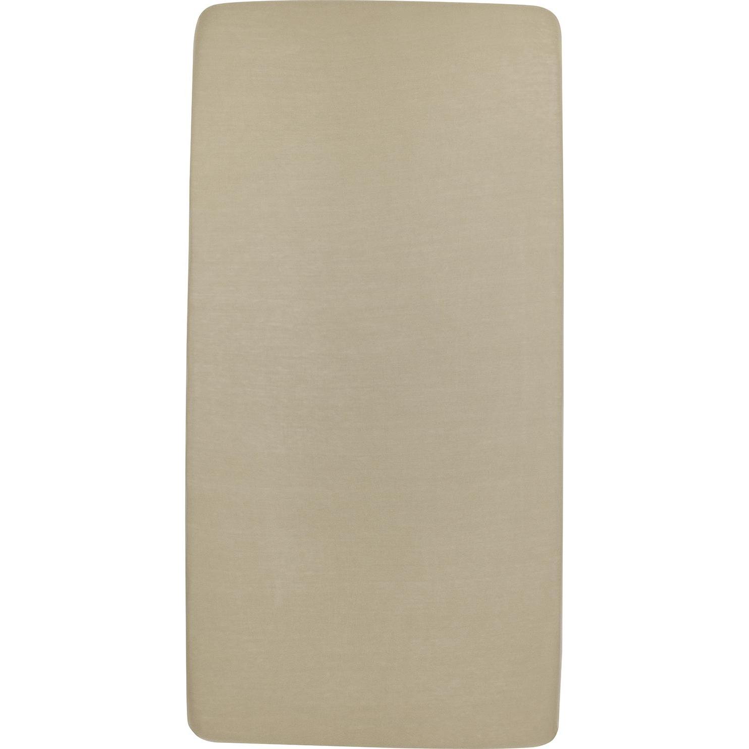 Meyco, Fixleintuch Babybett, jersey Spannbettlaken 50x90 taupe (50 x 90 cm)