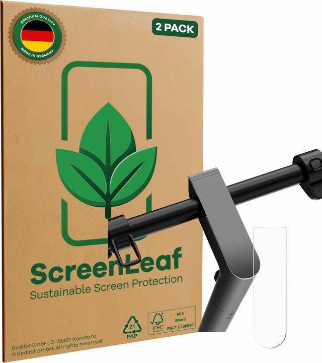 Actual product image ScreenLeaf Screen Protector sustainable Screen Protection, clear, anti-scratch