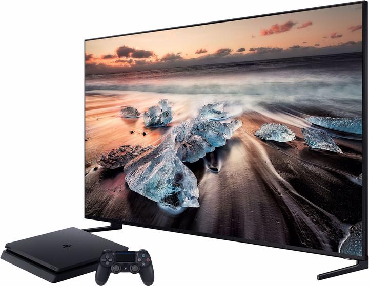 Produktbild Samsung TV QE75Q950 + Gratis PlayStation 4 Slim 500 GB (75", QLED, 8K)