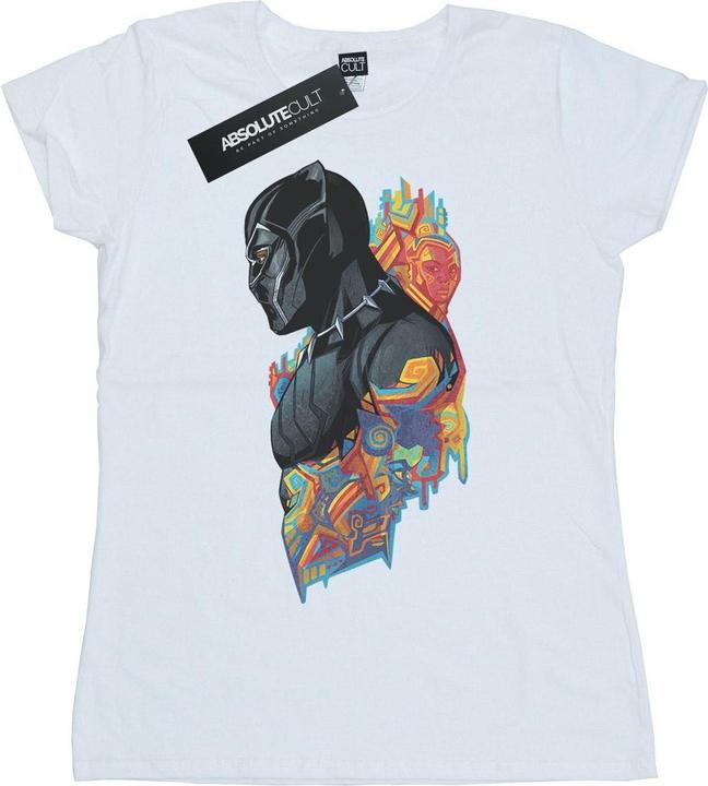 Immagine prodotto Maglietta in cotone con profilo Pantera Nera Donna/Ladies (S)