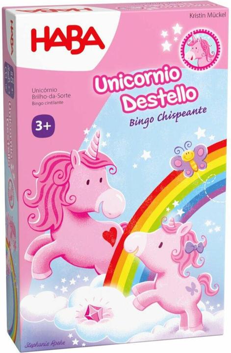 Image du produit Haba Einhorn Glitzerglück Funkel-Bingo (Allemand, 2 - 4 Joueur)