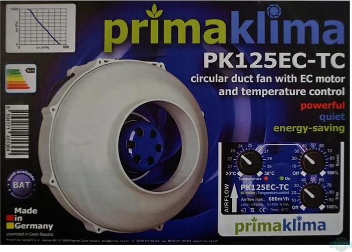 Actual product image Prima Klima Rohr Ventilator EC-TC mit Drehregler