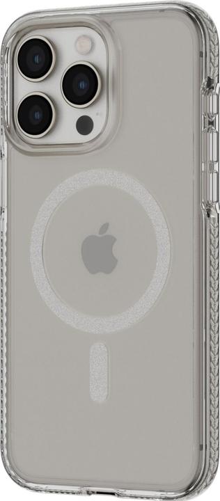 Actual product image tech21 EvoCrystal Case MagSafe iP 15 Pro Max Natural Titanium (Apple iPhone 15 Pro Max)