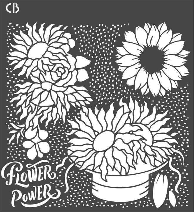 Immagine prodotto Ciao Bella Stencil "Girasole