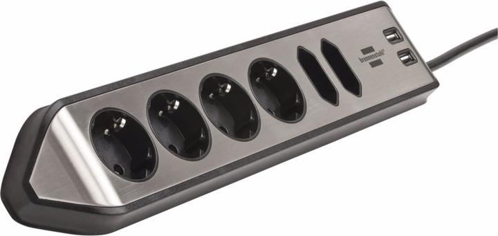 Produktbild Brennenstuhl Eckstedoleiste (6x, CEE 7/3, 2 m)