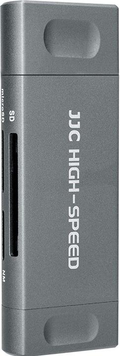 Productafbeelding JJC CR UTC5AC Geheugenkaartlezer grijs (USB, USB-C)