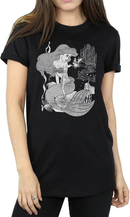 Immagine prodotto The Little Mermaid T-shirt Boyfriend en coton pour femmes/femmes (S)